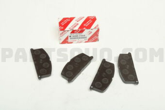 0446521010 PAD KIT, DISC BRAKE, FRONT