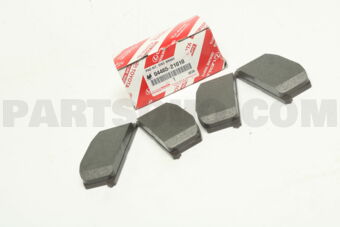 0446521010 PAD KIT, DISC BRAKE, FRONT