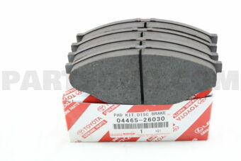 0446526030 PAD KIT, DISC BRAKE, FRONT