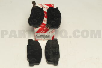 0446528151 PAD KIT, DISC BRAKE, FRONT