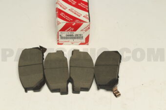 0446528151 PAD KIT, DISC BRAKE, FRONT