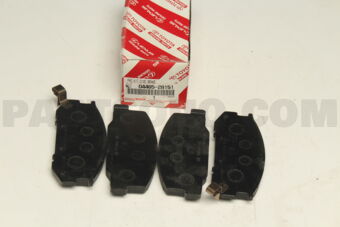 0446528151 PAD KIT, DISC BRAKE, FRONT