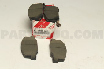 0446528151 PAD KIT, DISC BRAKE, FRONT