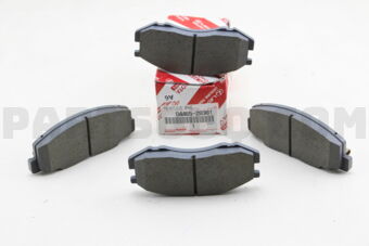 0446528381 PAD KIT, DISC BRAKE, FRONT