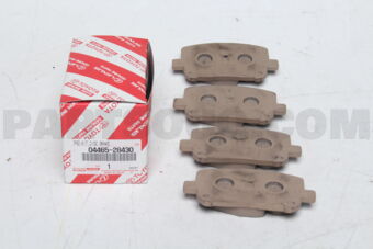 0446528430 PAD KIT, DISC BRAKE, FRONT
