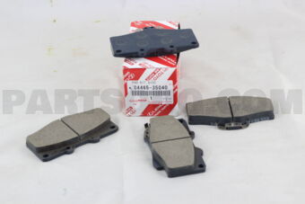 0446535040 Toyota PAD KIT, DISC BRAKE, FRONT