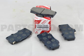 0446535040 PAD KIT, DISC BRAKE, FRONT