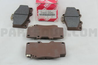 0446535260 PAD KIT, DISC BRAKE, FRONT
