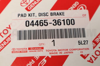 0446536100 FRONT BRAKE PAD