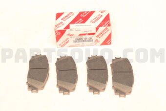 0446547100 Toyota PAD KIT, DISC BRAKE