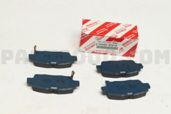 0446552210 PAD KIT, DISC BRAKE, FRONT