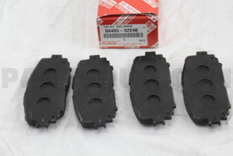 0446552240 PAD KIT, DISC BRAKE, FRONT