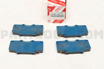 0446560110 PAD KIT, DISC BRAKE, FRONT