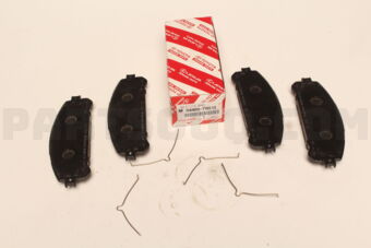0446578010 Toyota PAD KIT, DISC BRAKE