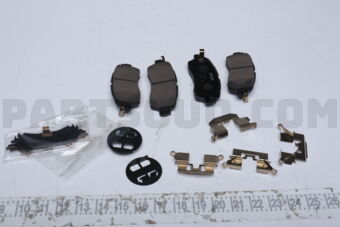04465B2220 Toyota FRONT BRAKE PAD SET
