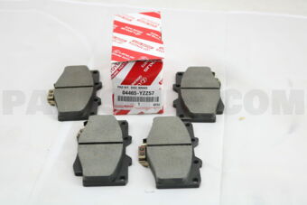 04465YZZ57 DISC BRAKE PAD KIT