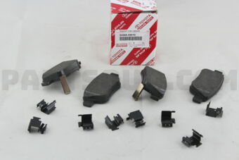 0446605010 PAD KIT, DISC BRAKE, REAR