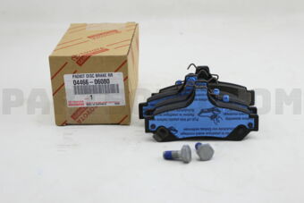 0446606080 PAD KIT, DISC BRAKE, REAR