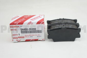 0446606200 PAD KIT, DISC BRAKE, REAR