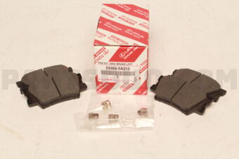 044660A010 Toyota PAD KIT, DISC BRAKE