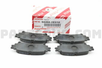 044660E010 PAD KIT, DISC BRAKE, REAR