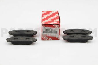 0446622150 PAD KIT, DISC BRAKE, REAR