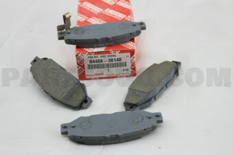 0446630140 PAD KIT, DISC BRAKE, REAR