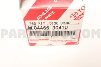 0446630410 PAD KIT, DISC BRAKE