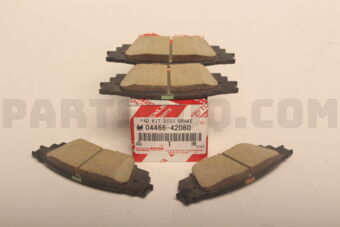 0446642080 PAD KIT, DISC BRAKE, REAR