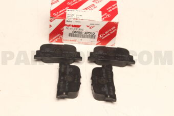 0446647010 PAD KIT, DISC BRAKE, REAR