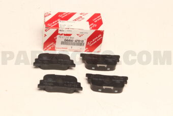 0446647010 PAD KIT, DISC BRAKE, REAR