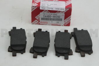 0446648090 PAD KIT, DISC BRAKE, REAR