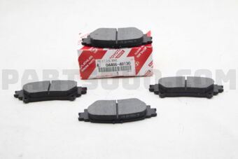 0446648130 PAD KIT, DISC BRAKE, REAR