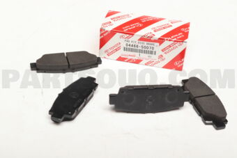 0446650070 PAD KIT, DISC BRAKE, REAR