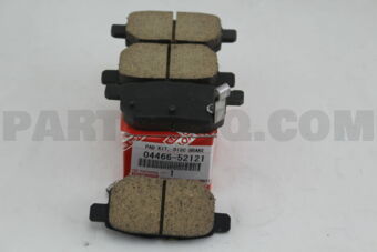 0446652121 PAD KIT, DISC BRAKE, REAR