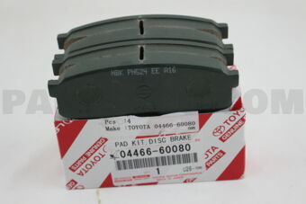0446660080 PAD KIT, DISC BRAKE, REAR