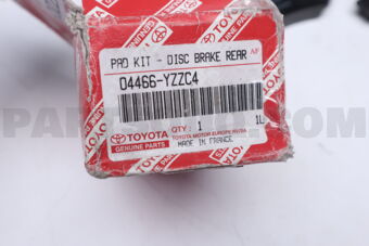 04466YZZC4 Toyota Brake pad