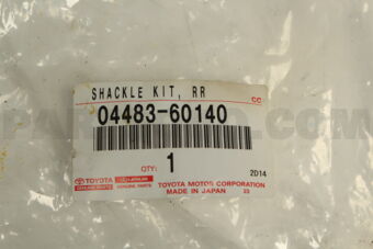 0448360140 SHACKLE KIT, REAR SPRING