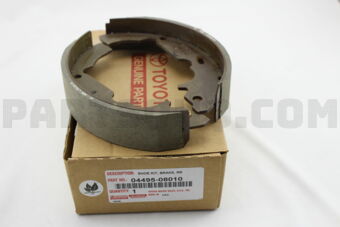 0449508010 SHOE KIT, REAR BRAKE