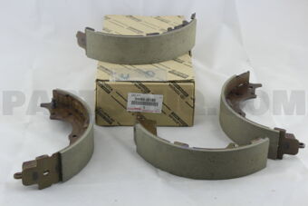 0449526180 SHOE KIT, REAR BRAKE
