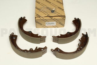 0449526240 SHOE KIT, REAR BRAKE