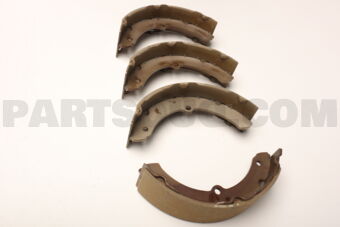 0449536110 Toyota SHOE KIT, REAR BRAKE