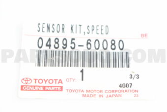 0489560080 SPEED SENSOR KIT, ABS