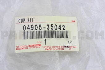 0490535042 CUP KIT, FRONT WHEEL CYLINDER