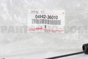 0494236010 SPRING KIT, REAR BRAKE