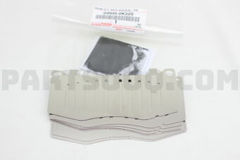 049450K220 SHIM KIT, ANTI SQUEAL, FRONT