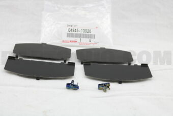 0494513020 SHIM KIT, ANTI SQUEAL, FRONT