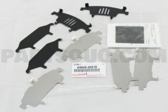 0494520210 SHIM KIT, ANTI SQUEAL, FRONT