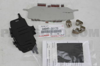 0494530170 SHIM KIT, ANTI SQUEAL, FRONT