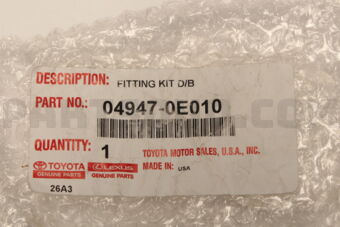 049470E010 FITTING KIT, DISC BRAKE, FRONT